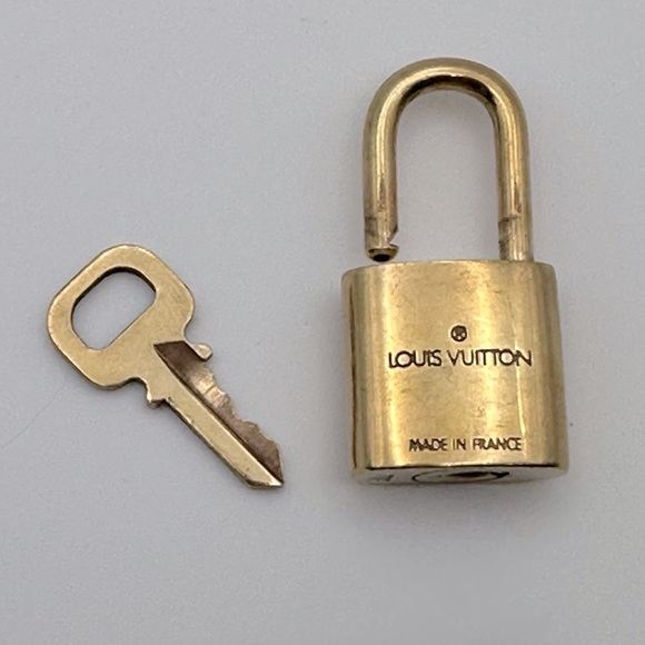 Louis Vuitton Gold Lock and Key Set #302 - Picture 2 of 3